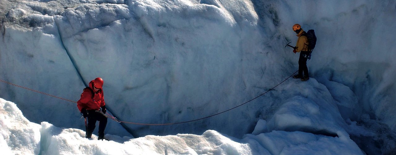 Marche sur Glacier 