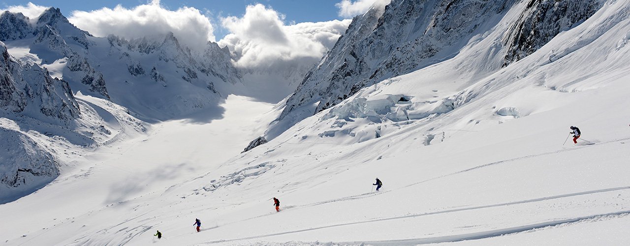 Ski de randonnée dans la vallée de Chamonix 