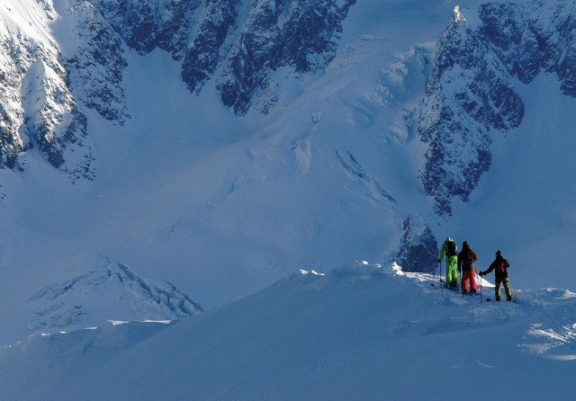 Ski touring Chamonix (photo credit Dan Ferrer)