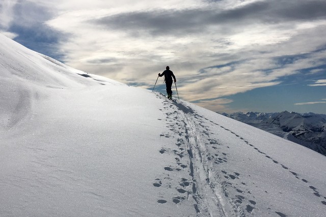 Ski touring training AAV Chamonix