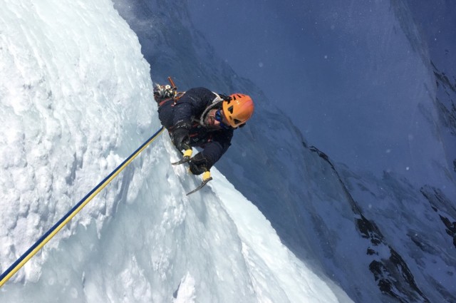 Ice Climbing (photo credit Michel Fauquet)