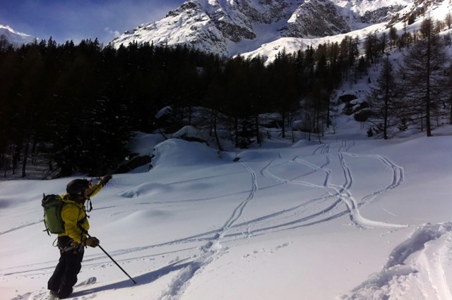 Ski touring training AAV Chamonix