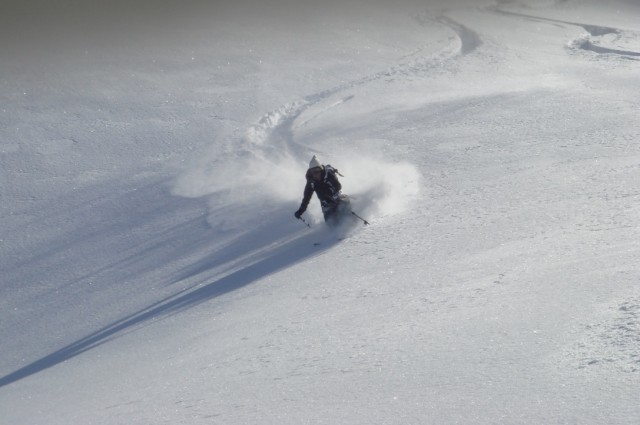 Ski touring Chamonix (photo credit Dan Ferrer)