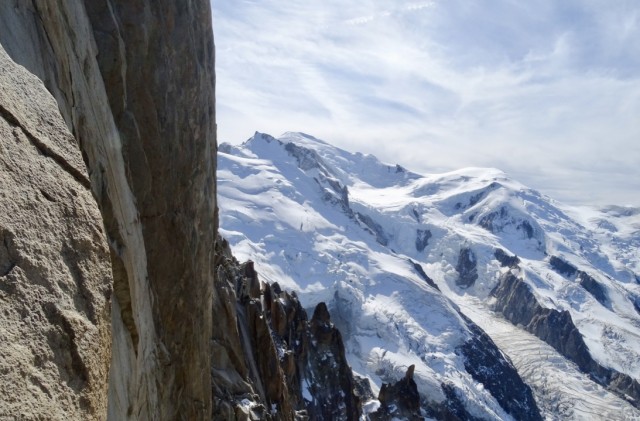 View from the Aiguille du Midi 