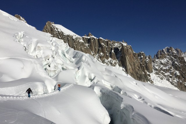 Ski de randonnée Chamonix (crédit photo Dan Ferrer)